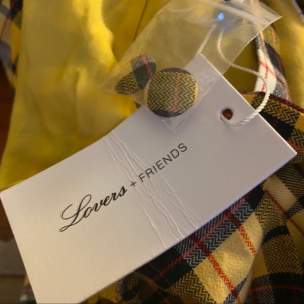 NWT lovers + friends plaid dress - Picture 7 of 9